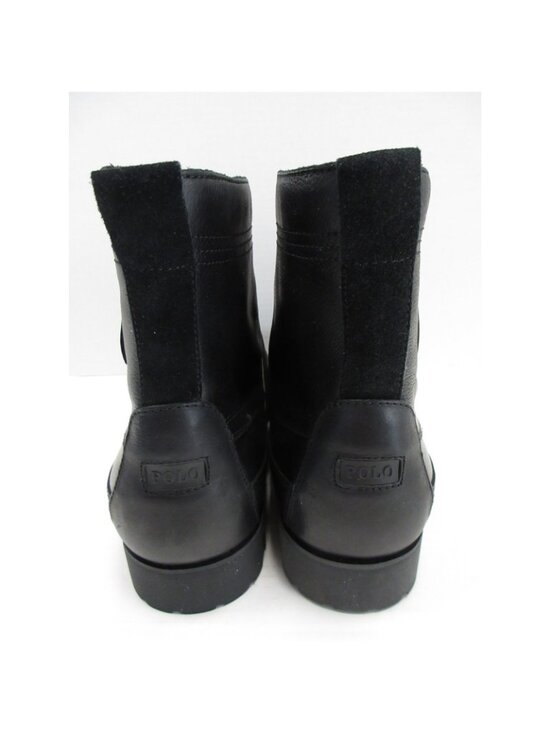 Polo Ralph Lauren Ranger Boots 11.5 Leather Buckle Lace Up Combat Lug